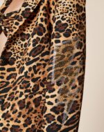 HOUSE OF ANGELS Oversized Leopard Blazer - Image 3