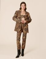 HOUSE OF ANGELS Oversized Leopard Blazer