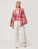 HOUSE OF ANGELS Floral Pink Top