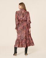 HOUSE OF ANGELS Pink Leopard Ankle Dress - Image 2