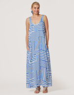 HOUSE OF ANGELS Geometric Printed Dress