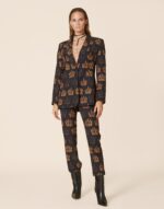 AVANT GARDE Crown Printed Blazer