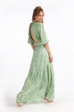CRISTINA BEAUTIFUL LIFE Lenox Maxi Dress - Lime - Image 3