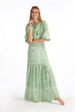 CRISTINA BEAUTIFUL LIFE Lenox Maxi Dress - Lime
