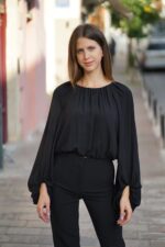 HOUSE OF ANGELS Black Blouse