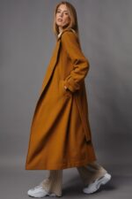 4TAILORS The Epaulet Oversized Coat Camel - Image 3