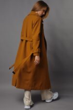4TAILORS The Epaulet Oversized Coat Camel - Image 4