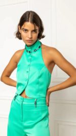 STEFANIA VAIDANI Freesia Silk Top