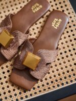 GIPSY ROSE Glam Sandal Camel - Image 2