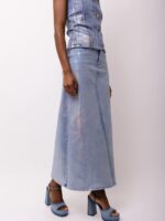 AMYLYNN Mimi Denim Metallic Corset - Image 2