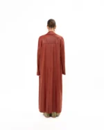 CHERRY FAUX LEATHER COAT - Image 3