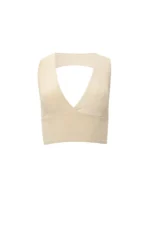 CREAM SPORTS BRA