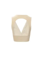 CREAM SPORTS BRA - Image 2