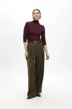 High neck sweater bordeaux - Image 5