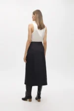 Asymmetric gathered skirt - Image 5