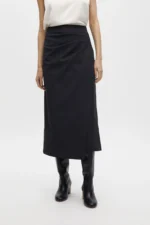 Asymmetric gathered skirt - Image 3