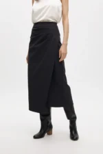 Asymmetric gathered skirt - Image 2