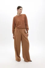 Drop sleeve sweater with eyelets - Image 6