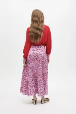 Animal print flared midi skirt - Image 4