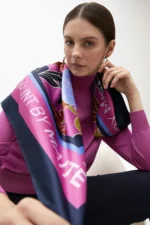Floral print scarf - Image 4