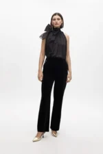 Tied halter top black - Image 6