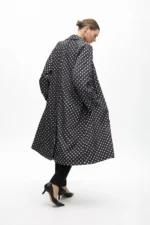 Long lightweight parka with polka dots - Image 5