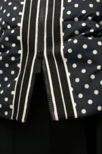 Short quilted anorak with polka dots - Image 4