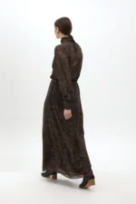 Animal print high neck dress - Image 2