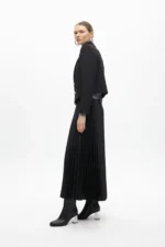 Pleated midi skirt animal print - Image 4