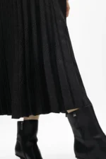 Pleated midi skirt animal print - Image 3
