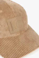 LC logo corduroy visor beige - Image 3
