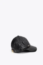 Faux leather visor black - Image 4