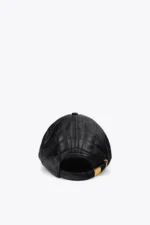 Faux leather visor black - Image 5