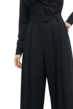 Wideleg pleated trousers - Image 3
