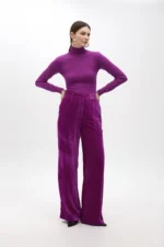 Wool blend high neck sweater - Image 3
