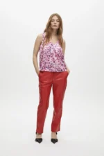 Printed V-neck top - Image 2