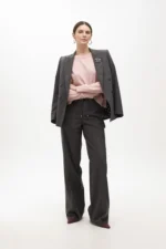 Sweater with rhinestones pink - Image 5