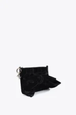 Velvet handbag with bow - Image 2