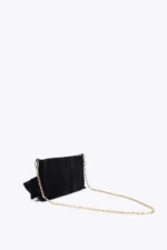 Velvet handbag with bow - Image 3