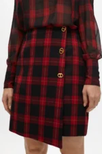 Check mini skirt - Image 2