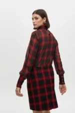 Check mini skirt - Image 3
