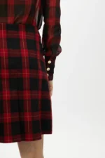 Check mini skirt - Image 4