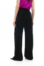 Velvet trousers black - Image 4