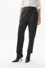 Pinstripe paisley jogging trousers - Image 2