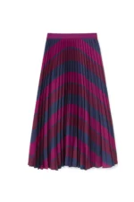 Striped printed pleated skirt - Image 7