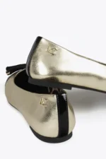 Ballet flats with round toe and front bow detail - Image 3