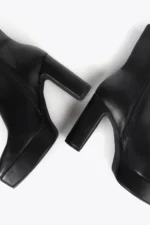 Faux leather platform ankle boots - Image 4