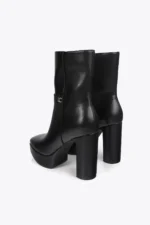 Faux leather platform ankle boots - Image 5
