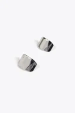 Faceted earrings silver - Image 6