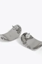 Faceted earrings silver - Image 2